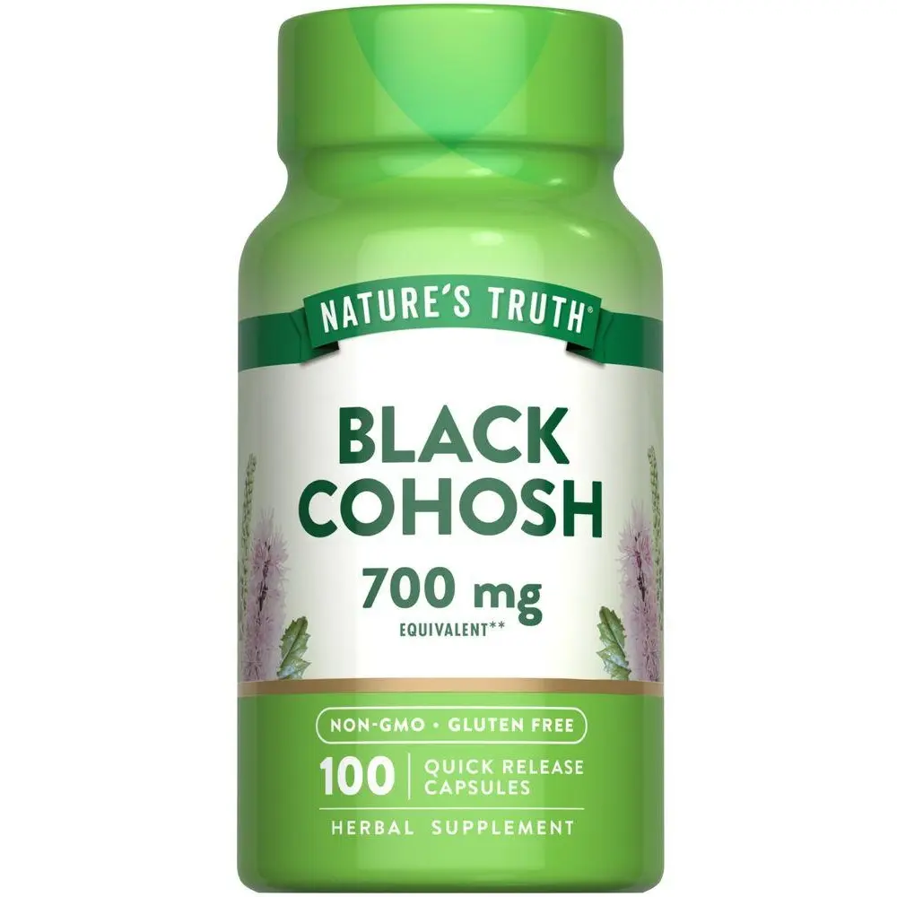 Nature's Truth Black Cohosh 700 mg - 100 Capsules - Root Extract