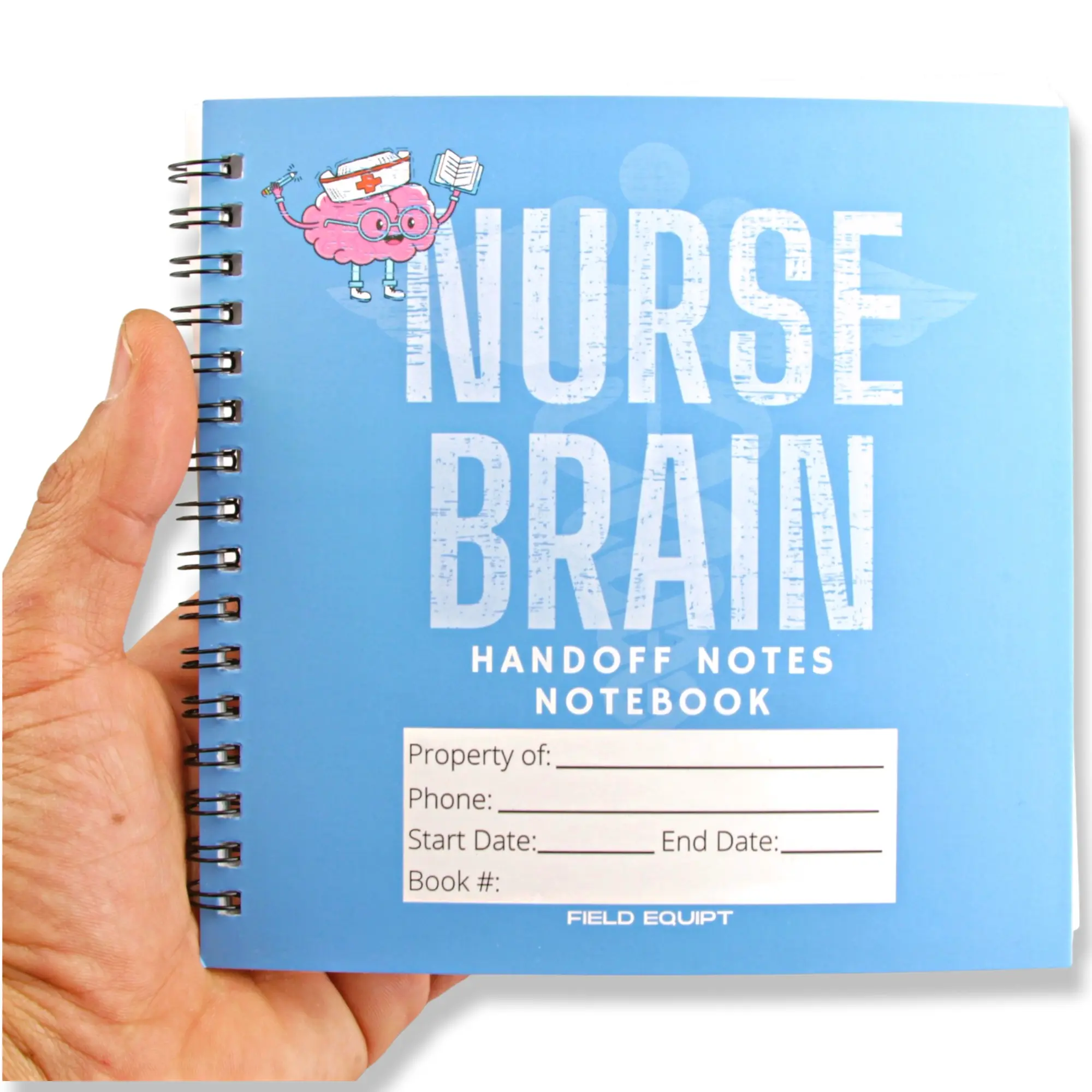 Field Equipt Nurse Essentials Report Notebook, Pack of 2, Office Filing Supply for RN Students & Nurses – Replaces Foldable Nursing Clipboard, Work & Nursing School Clinical Accessory & Gift