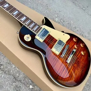 New Gibson Les Paul Standard Electric Guitar Mahogany Body With Tone-O-Matic Bridge In Deep Burst