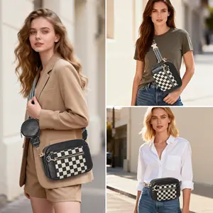 Bakpack Crossbody Bags for Women Women's Elegant Solid Color Shoulder Bag, Fashionable Zipper Crossbody Bag for Daily Use, 2026 Versatile High-quality Daily Commuting Bag