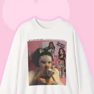 Brat Relaxing at Home Unisex Crewneck Sweatshirt