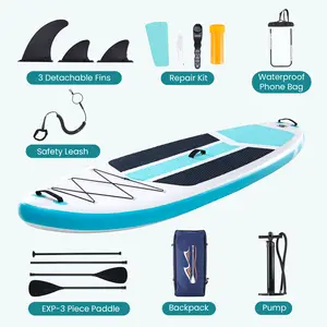 Sweet Furniture S -Premium SUP Inflatable Stand Up Paddle Board with 2-in-1 Paddle, Wide Stable Design, Non-Slip Comfort Deck for Adults & Youth,summerwins