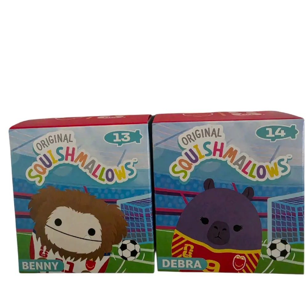 2026 FIFA World Cup Soccer McDonalds Squishmallow Happy Meal Toys #13 & #14 Sealed