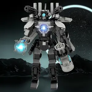 TENHORSES Speaker Toilet Man Building Blocks High-Quality Smooth Edges Burr-Free Parts Imaginative Construction Playset for Kids TV Toilet Action Figures Gift Idea Toys for Boys and Girls