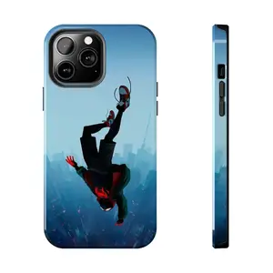 Spid3r M@n Miles Morales Phone Cases Phone Cases Phone Cover Hard Case Tough 2-piece Phone Case iPhone 17 16 15Pro, 14, 13, 12, 11