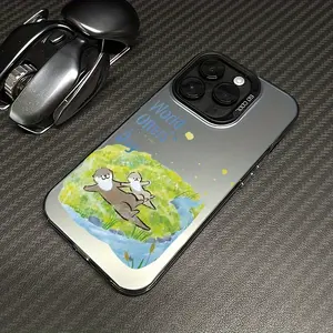Phone case: Otter/River High quality phone protective cases for iPhone 16/15/14/13/12/11/X/7 series, bright surface, multicolor, shock absorbing, anti slip, lightweight, cool, PC material