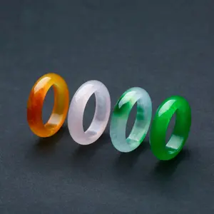 St. Patrick's Day Jade Rings for Women and Men, Gifts for Girls Party, Festival, Birthday