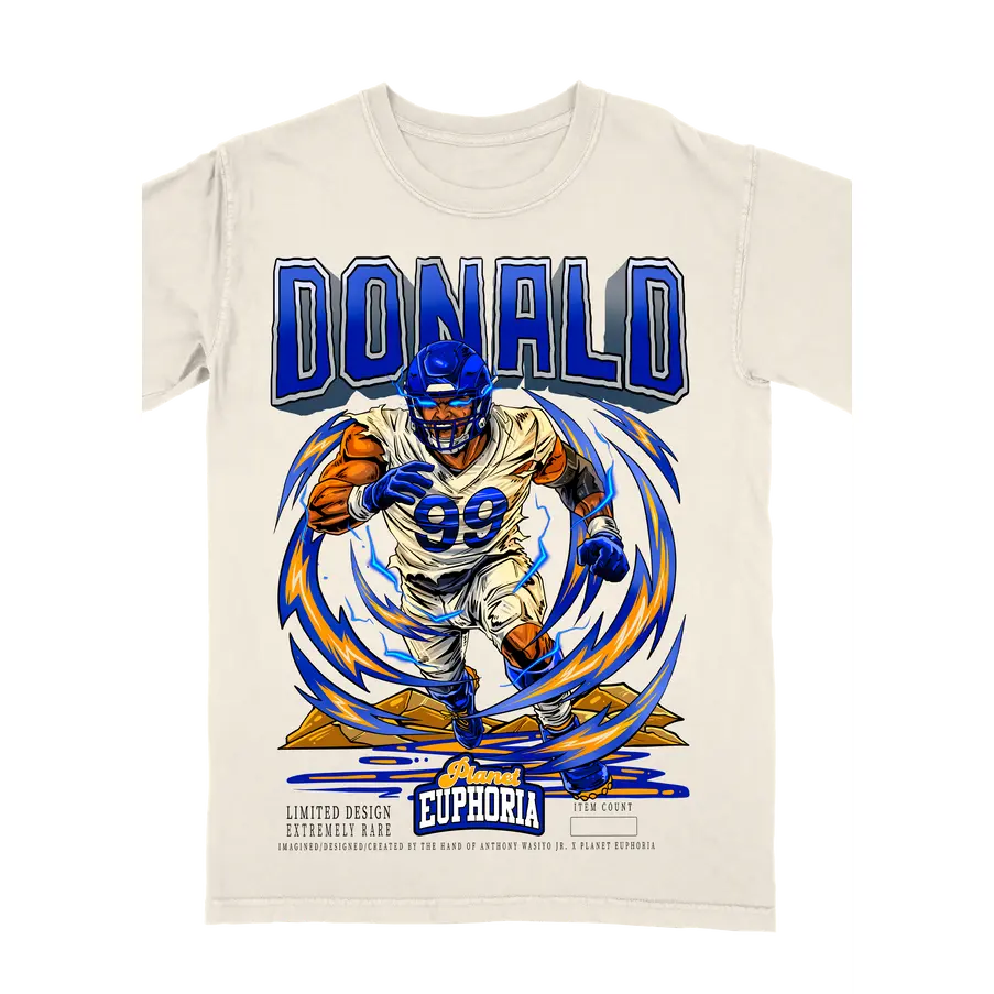 Aaron Donald Shirt, Vintage Graphic Tee, Aaron Donald 99 Football T-Shirt, Retro Game Day Shirt