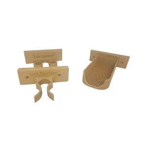 Trail & Timber™ WallLock Duo — Wall-Mount Buttstock Boot + Barrel Clip (Screw-On)