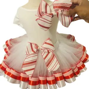 Candy Cane Christmas Tutu Set