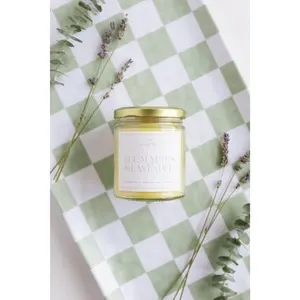 Eucalyptus & Lavender Beeswax Candle