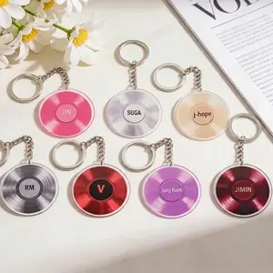 Arirang Records Keychain,World Tour,ARMY Keychain,Acrylic Record Keyring,Fandom Gift for Army,Arirang World Tour,kpop concert