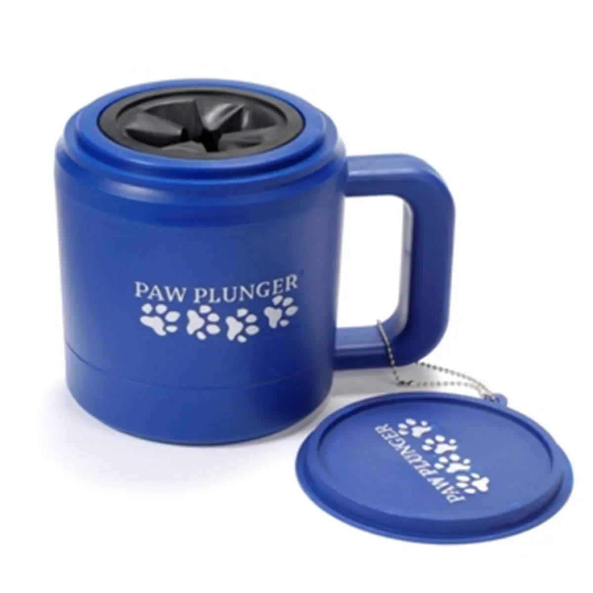 Paw Plunger  Paw Cleaner for Dog and Pets Medium Blue