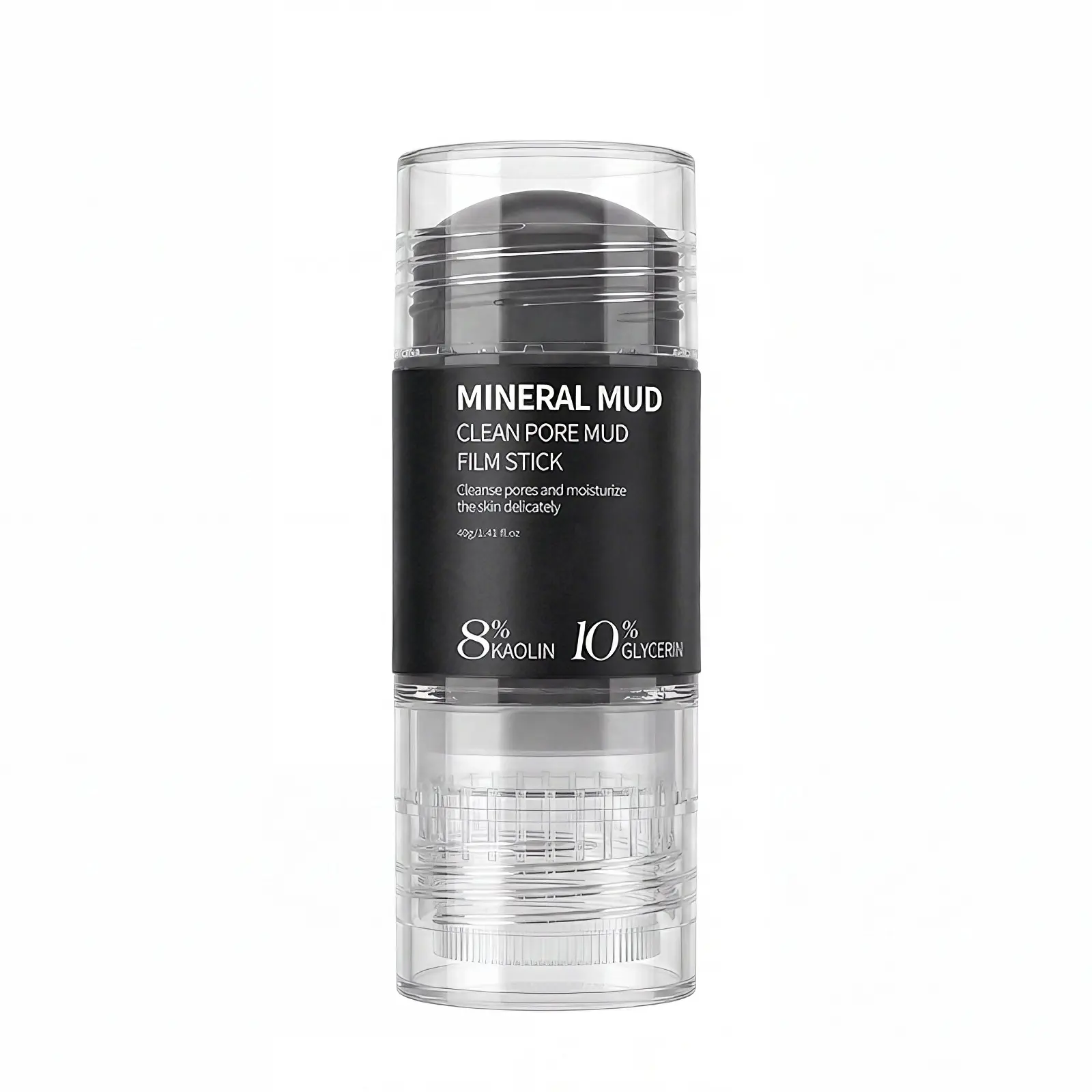 Kaolin Mineral Clay Pore Mask Stick for Oil Control and Blackhead Removal, Lightweight 2-in-1 Formula with Glycerin for Oily Skin, Unisex & Travel Size, Contains Neither, Pore Solution Face Masks