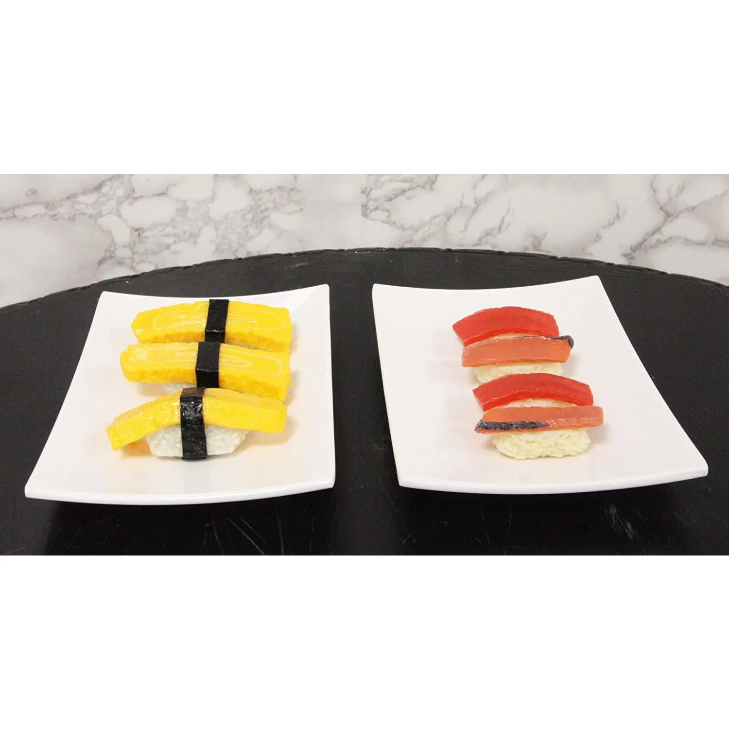Ebros 15" L White Melamine Rectangular Serving Plate Dining Platter (SET OF 2)