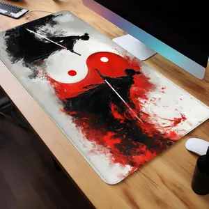 Creative Pattern Gaming Mouse Pad, Mouse Pad with Non-slip Rubber Base & Stitched Edge, Desk Pad, Office Desk Accessories