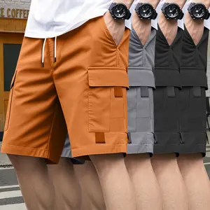 Men's Cargo Shorts, 4-Pack - Adjustable Drawstring, Casual Style, Multiple Pockets