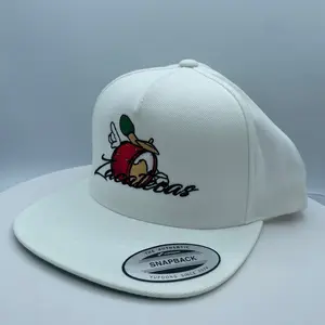 Estado De Zacatecas Embroidered White Hat.