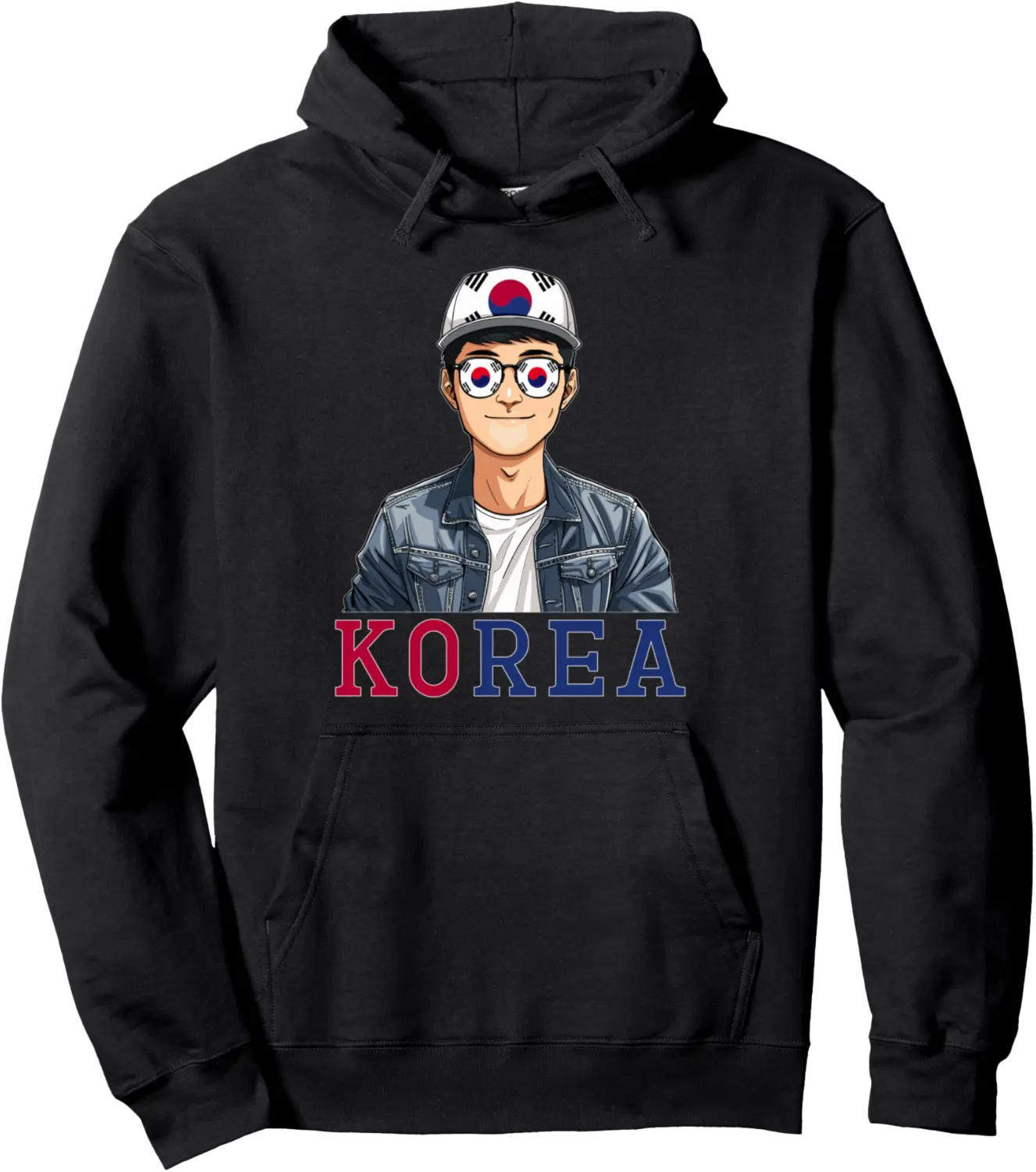 Korean Flag Souvenirs Man Uniform Country South Korea Pullover Hoodie - Hufsakha Shop 95B0DJFX5T6F