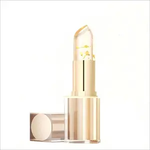Color-Changing Lipstick (Pink), Autumn and winter moisturizing,Gold Crystal Ph Lipsticks,3.5g, ideal for Christmas Gift