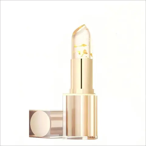 Color-Changing Lipstick (Pink), Autumn and winter moisturizing,Gold Crystal Ph Lipsticks,3.5g, ideal for Christmas Gift