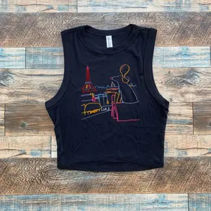 Remy Inspired Baby Crop Tank – Cute Ratatouille Foodie Shirt for Women, Eat Drink Travel Tee, Epcot Festival Outfit Idea