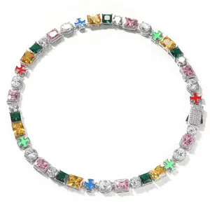 Gemstone - 10 mm mixed stone necklace