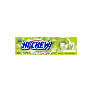 HI-CHEW Kiwi Fruit Chewy Candy - Authentic Japanese Fruit Juice Gummy Snack, 50g