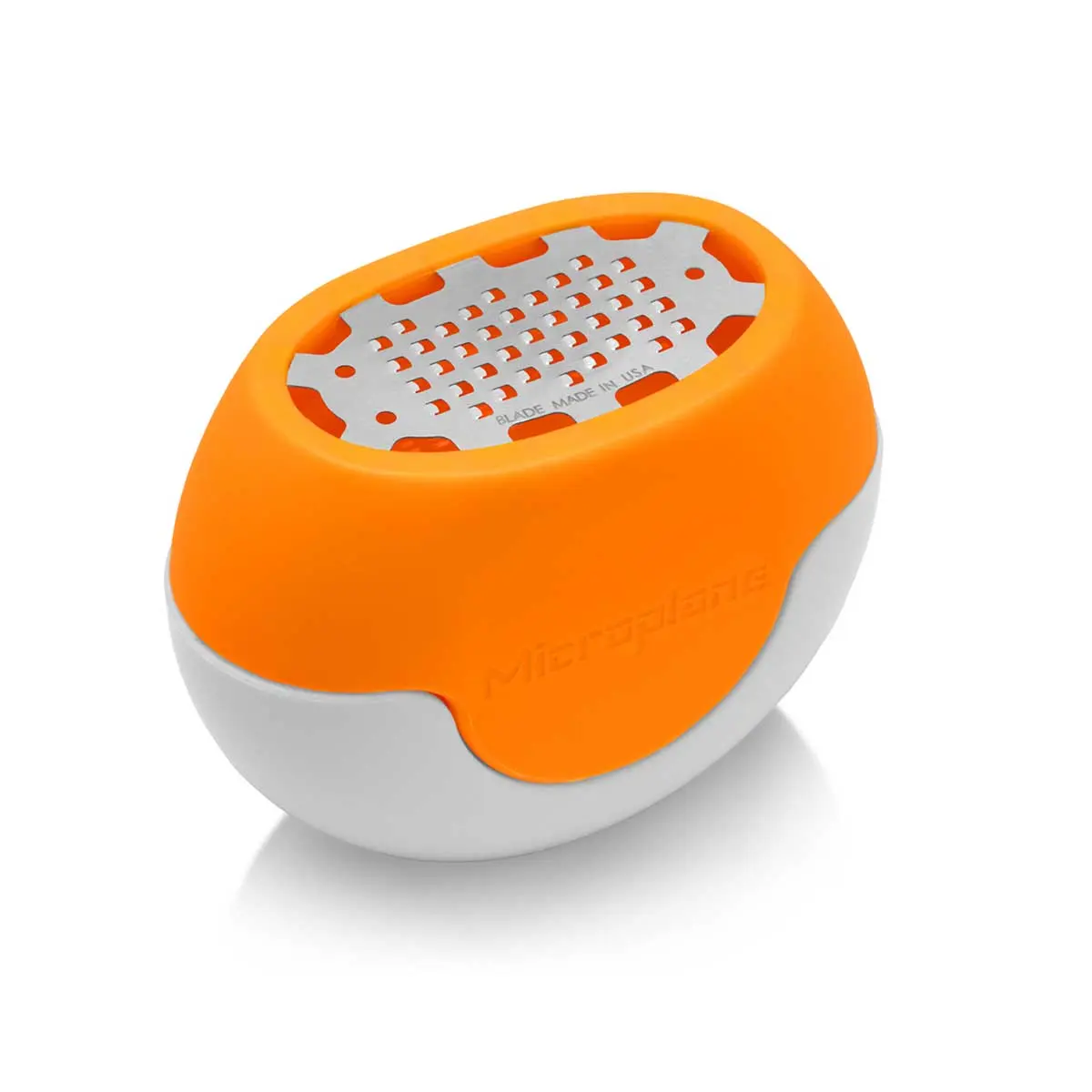Microplane, Flexi Zesti Mini Citrus Zester, Built-In Zest Catcher, Flexible Silicone Body, Stainless Steel Blade