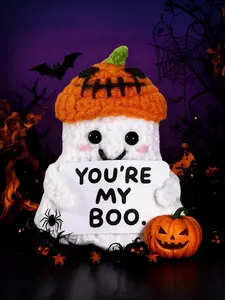 Halloween Boo Basket Stocking Stuffers for Women Him, Gifts for Boyfriend Girlfriend, You're My Boo Handmade Crochet Ghost Gifts, Halloween Basket Gifts for Husband Wife Anniversary Birthday Gift Idea#Black Friday
