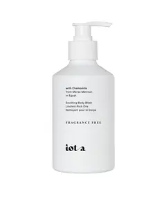 IOTA Soothing Body Wash Egyptian Chamomile Reishi Mushroom Prebiotic Fragrance-Free for Sensitive Dry Eczema Skin Microbiome Cleanser 10 fl oz Allure Award Winner