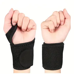 Adjustable Wrist Protector, 1 Pair Hand Belt for Men & Women, Sports Wristband for Weight Lifting, Fitness, Badminton, Tennis, Gym Accessories