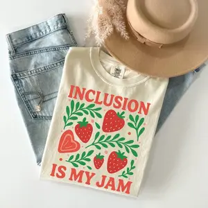 Comfort Colors® Special Education Teacher Shirt, Neurodiversity Tshirt For BCBA, Mental Health Gift For Teachers, Inclusion Is My Jam Tee