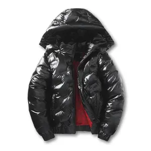 Men's Winter Coat Detachable Hood Waterproof Ski Jacket Warm Parka with Multiple Pockets, Raincoat for Outdoor Sports and Winter Freshness