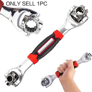 52 in 1 Socket Wrench Set, 1 Count Multifunctional Socket Wrench with Non-slip Handle, Rotating Bone Design Socket Wrench Set for Home & Office