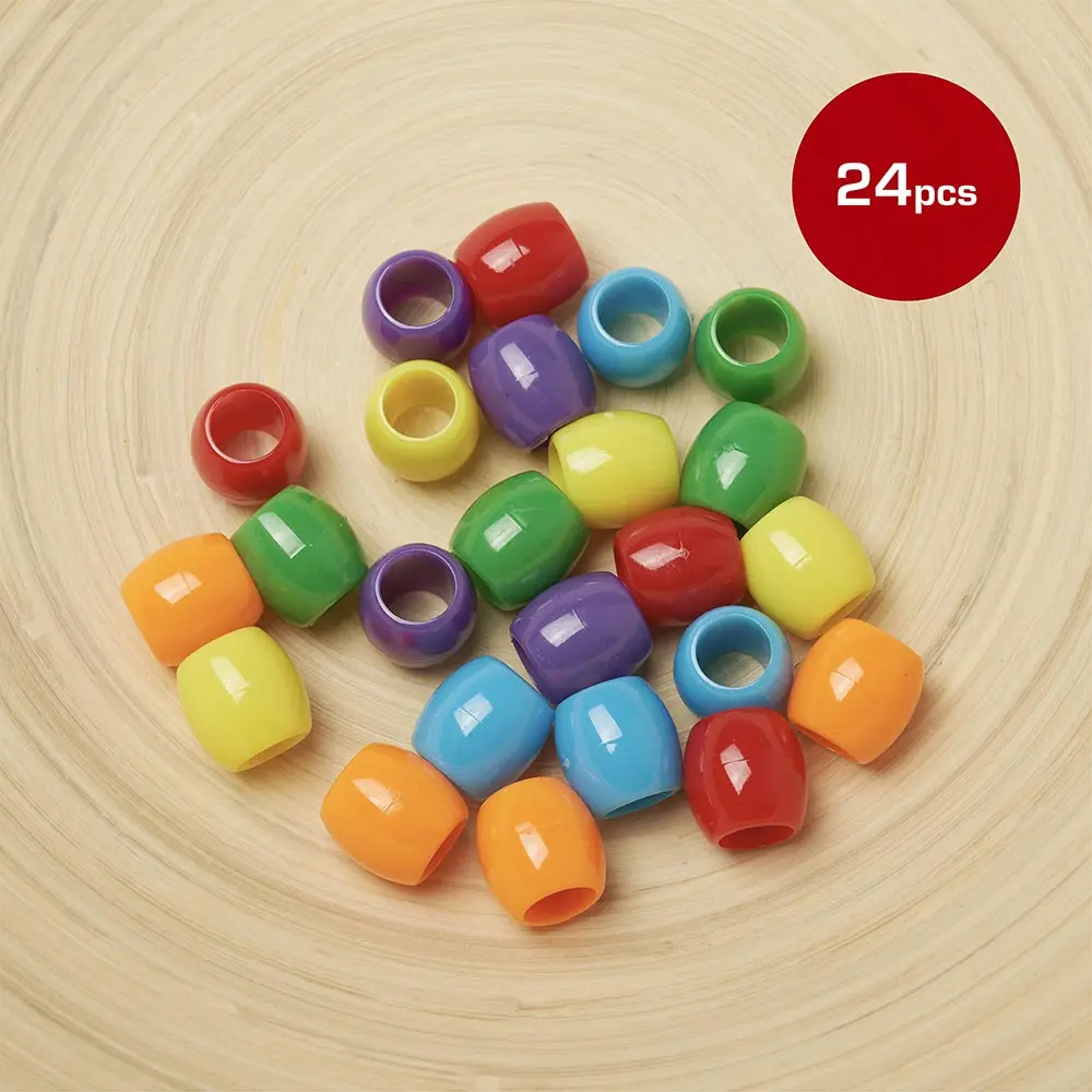 RED by KISS Jumbo Hair Beads (24pcs)