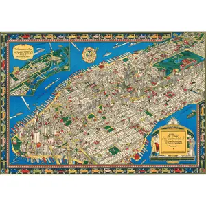A Map of the Wondrous Isle of Manhattan