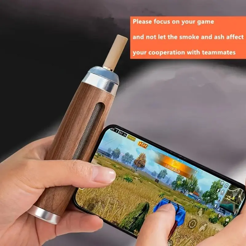 Portable Wooden Car Ashtray, Anti-Drop Design, Suitable for Vehicles, Durable Wood Material, Perfect for Car Use, Convenient, Convenience