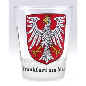 Frankfurt am Main Germany Coat Of Arms Shot Glass