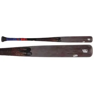 Andres Chaparro Washington Nationals Game-Used Gray and Black B45 Broken Bat vs. New York Mets on June 10, 2025 - Fanatics Authentic Certified