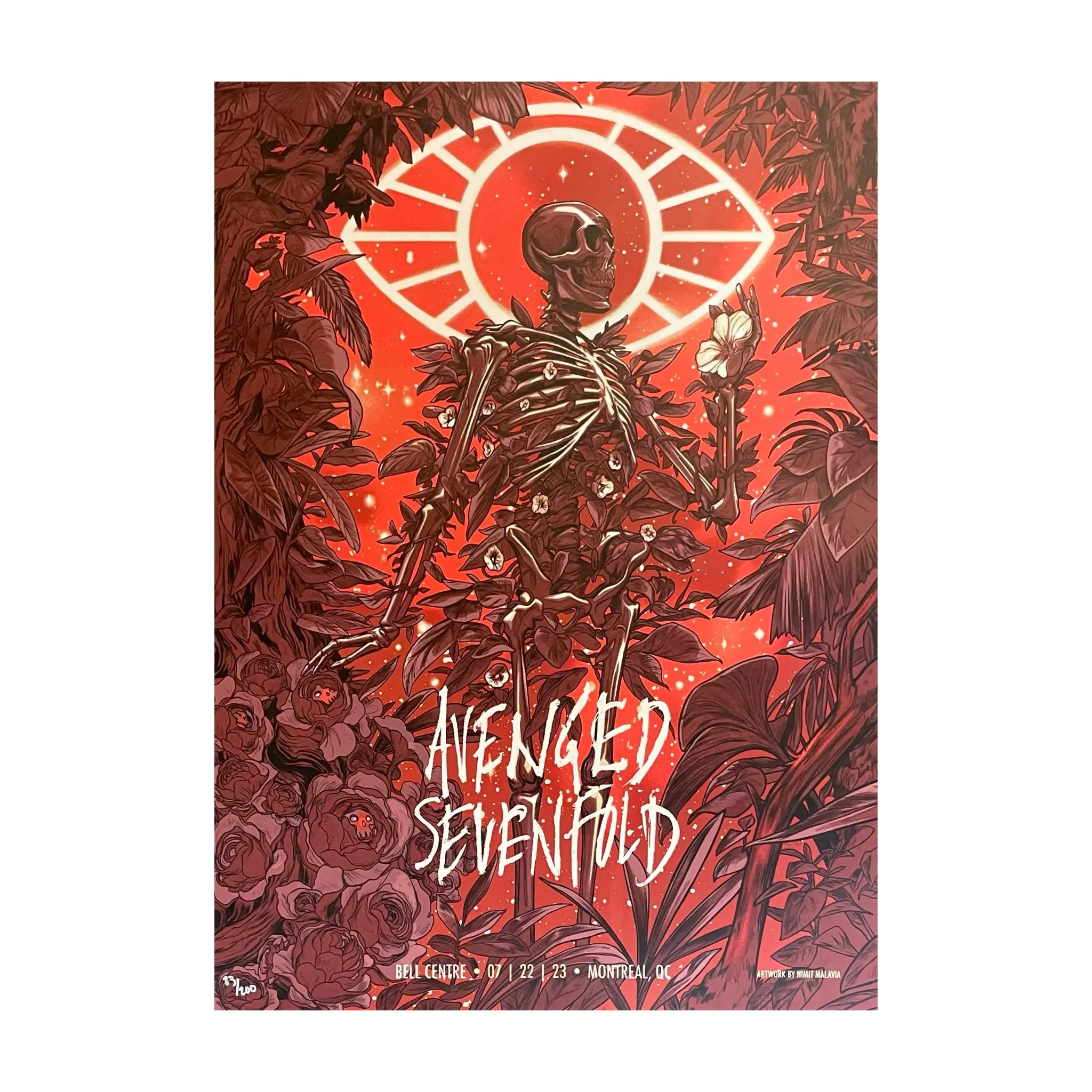 Avenged Sevenfold Montreal Red Variant - Poster
