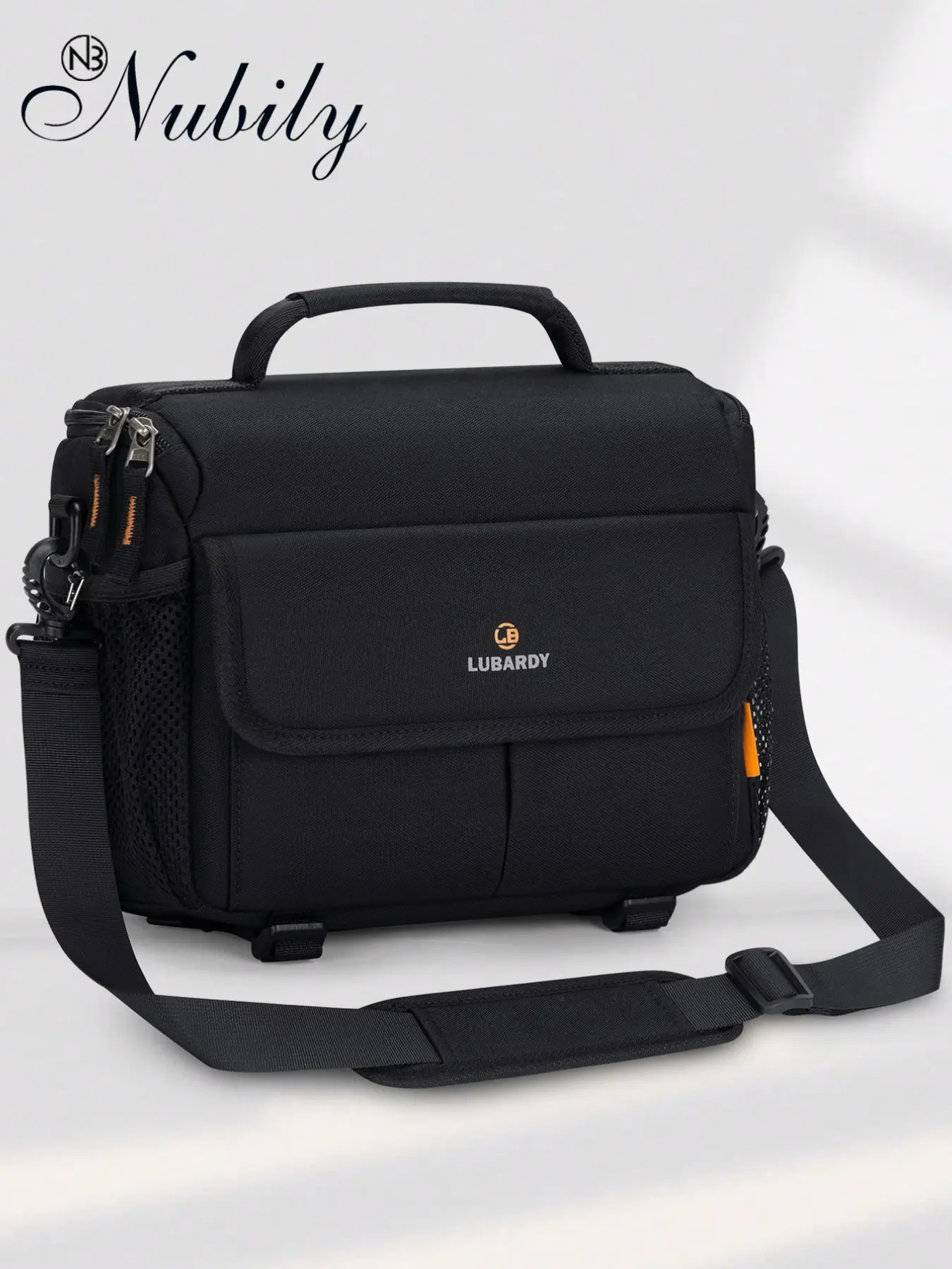 Camera Bag Water Resistant Shockproof Durable DSLR/SLR Small Photo Bag with Adjustable Strap Crossbody Camera Bag for Women and Men,Black, Accessories