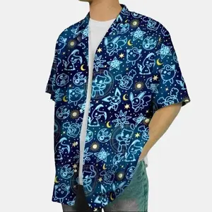 Galaxy Mimikyu Hawaiian Shirt | Cool Summer Anime Vibes for Men & Fans