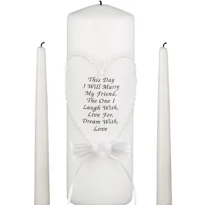 Friendship Unity Candle Set