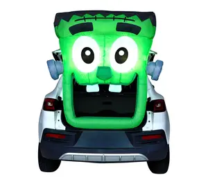 Joyfy 4.3ft Zombie Halloween Inflatable Trunk Or Treat