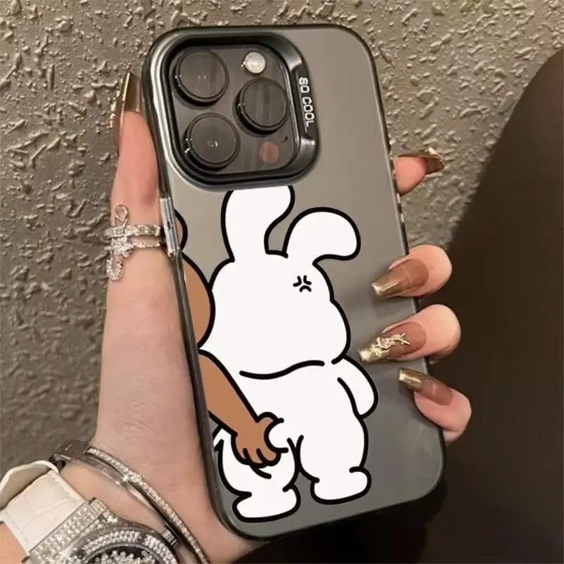 Cute Couple Phone Cases, Love Couple Phone Case, Gift For Couple, Matching Phone Cases For Iphone 16 Pro Max 15 14 13 12 11 X Galaxy S25 S24 S23 S22