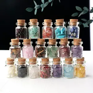 10 or 20 Piece Natural Crystal Pebble Gift Box Set, Beautiful Agate Decorative Stones for Home and Office, Perfect Gift for Friends and Family