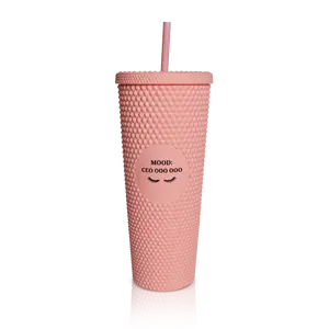 Studded Pink CEO Mood Tumbler (FINAL SALE)