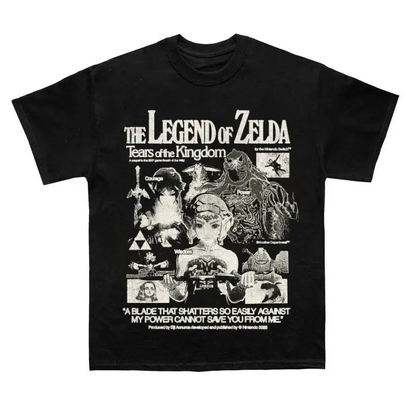 PowerpThe Legend of Zelda Breath of the Wild Style Gift For Fans T Shirt QO28711