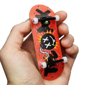 34mm Prolific Gen2 Fingerboard Complete - "Kaboom" Graphic - Gen2 Prodigy Trucks + Pro Duro Bubble Bushings